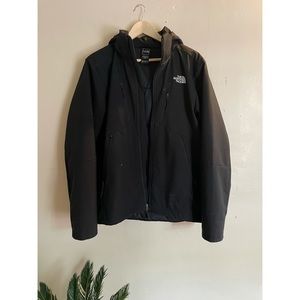 North face black winter coat
